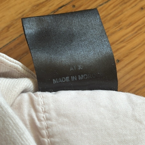 Isabel Marant sz FR 38 or us 8 light beige jean great pre own condition zip fly - Picture 7 of 8